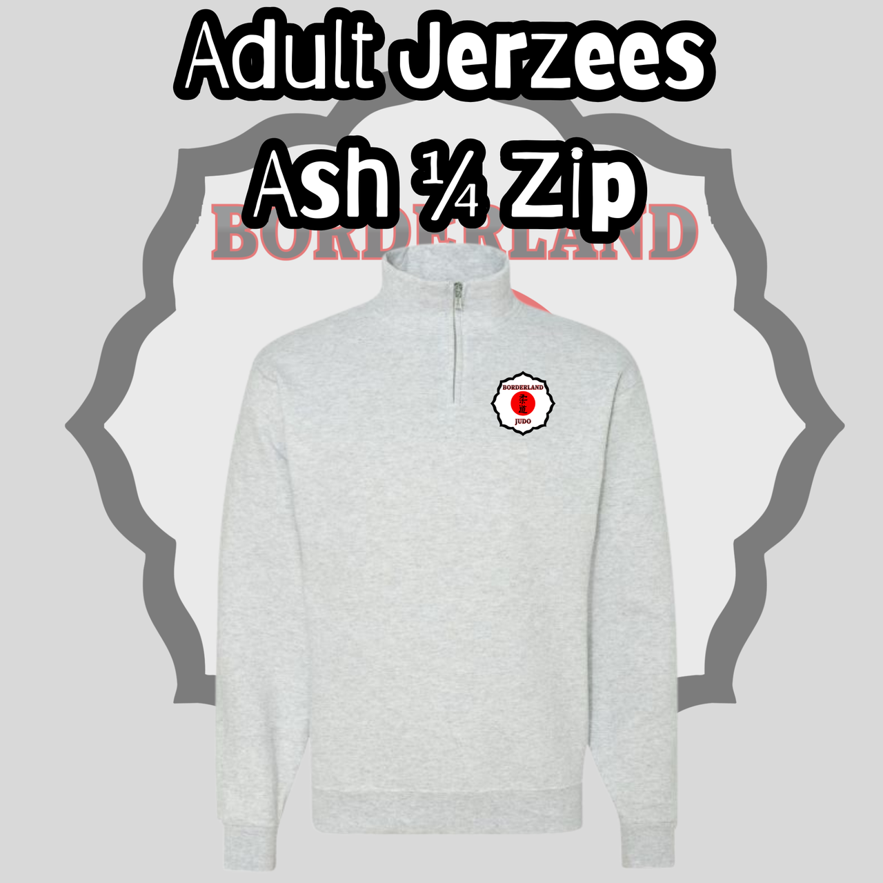 Borderland Judo Adult Embroidered 1/4 Zip