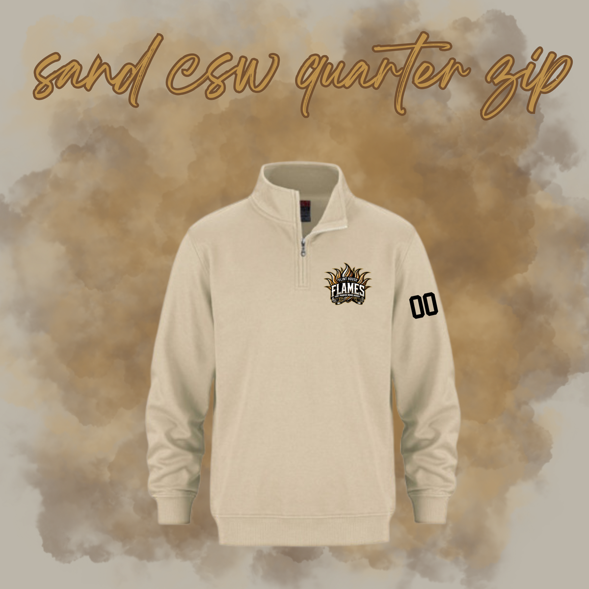 Flint House Flames CSW 1/4 Zip