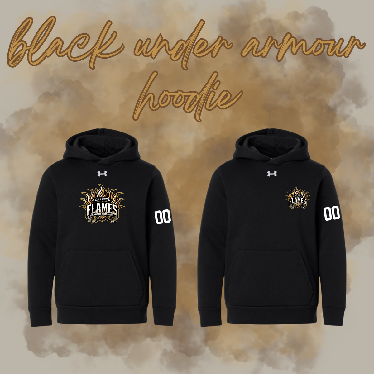 Flint House Flames Under Armour Hoodie