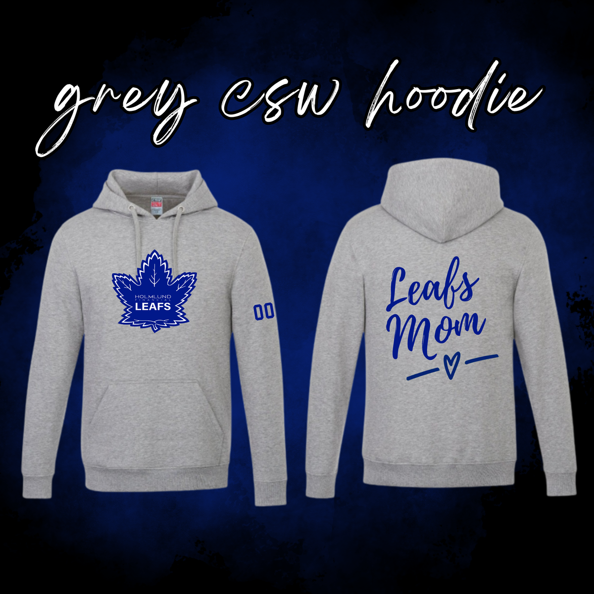 Homeland Financial Leafs CSW Leafs Mom Hoodie
