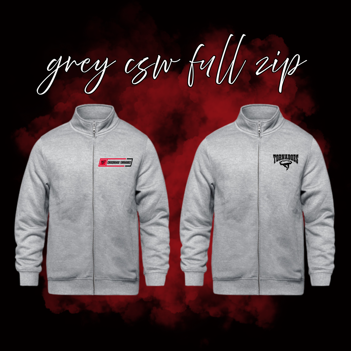 Crossroads Tornadoes CSW Full Zip NO HOOD