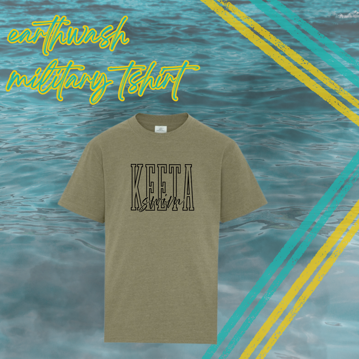 KEETA Swim Fun Earthwash Tshirt