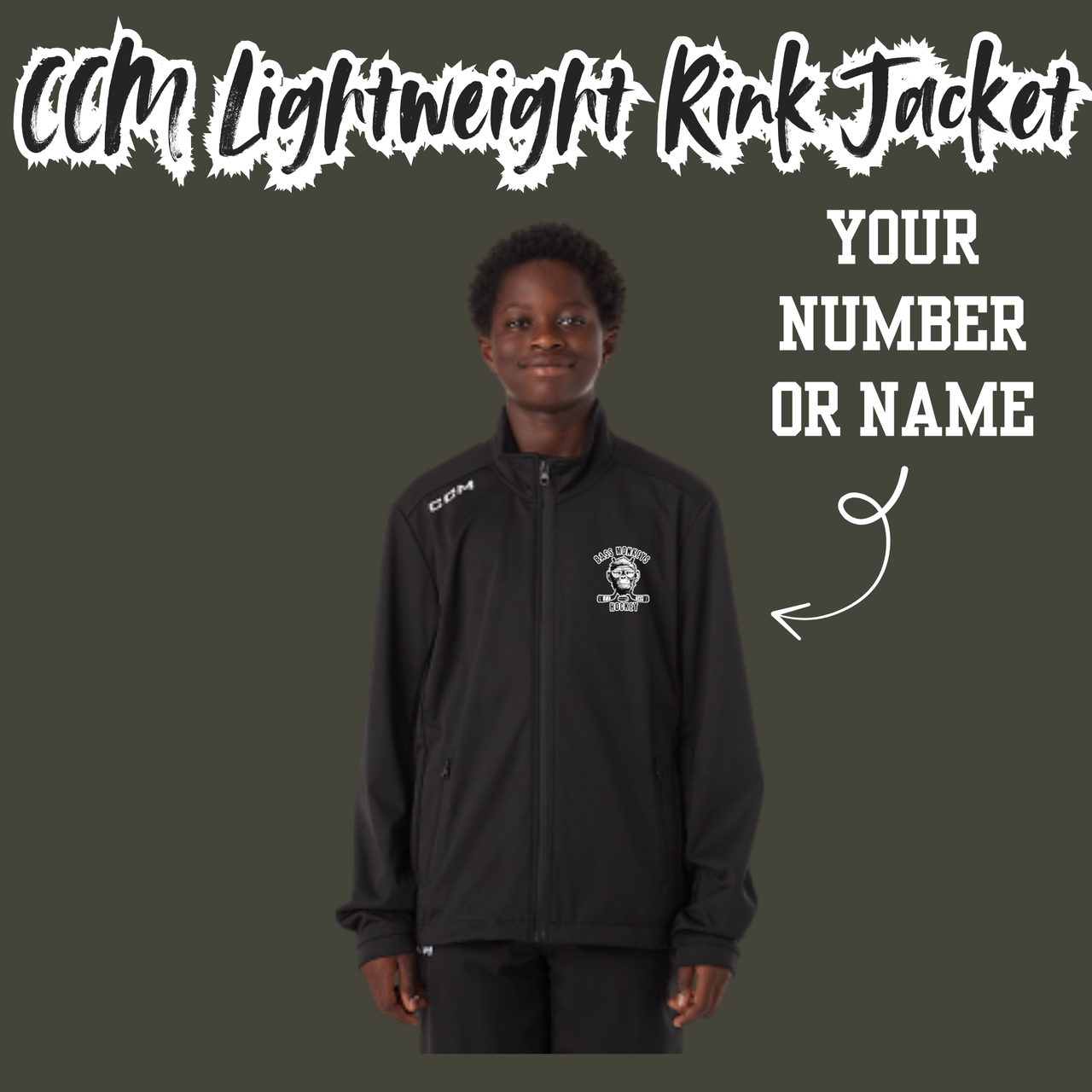 Bass Monkey CCM Lightweight Rink Jacket