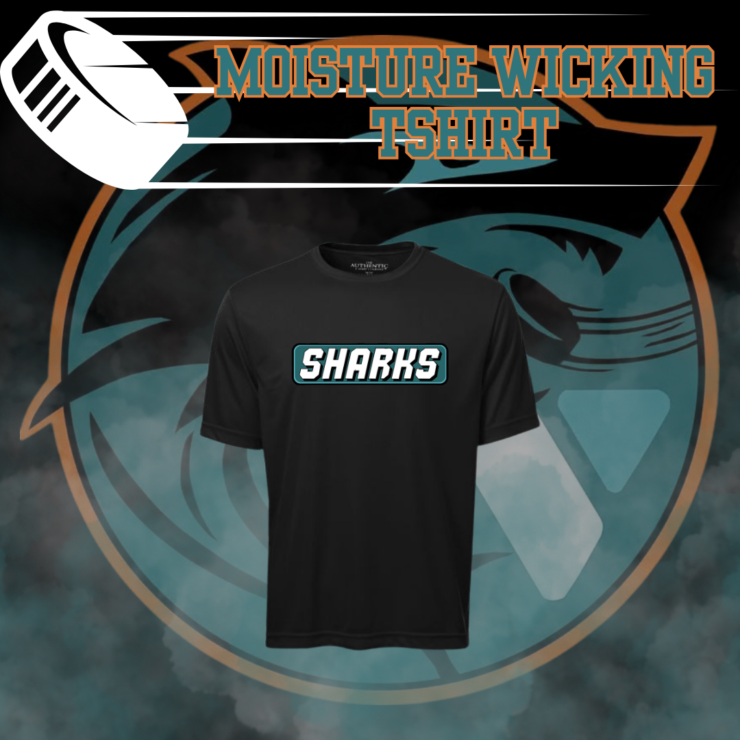 Westland Sharks Hockey Moisture Wicking Tshirt