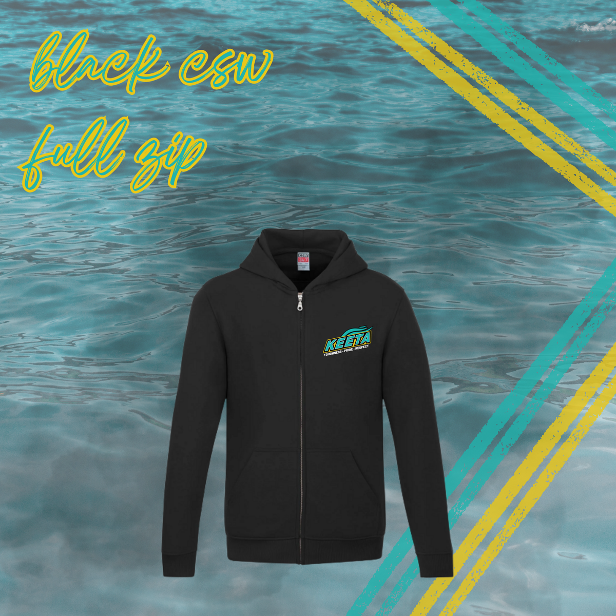KEETA Swim CSW Embroidered Full Zip