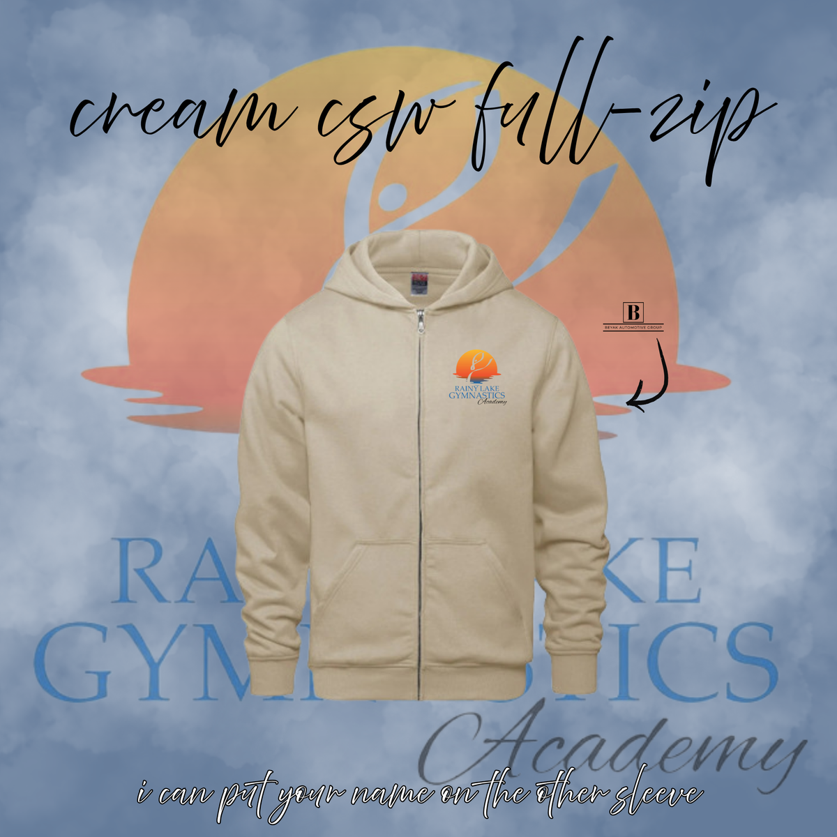 Rainy Lake Gymnastics CSW Full Zip
