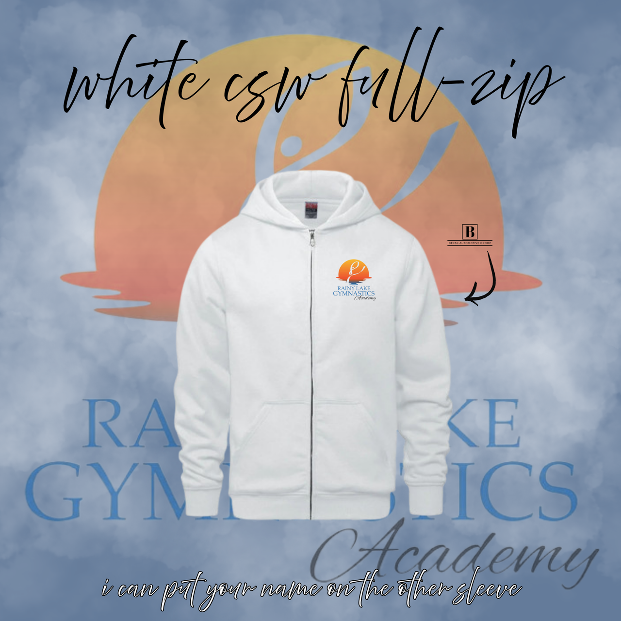 Rainy Lake Gymnastics CSW Full Zip