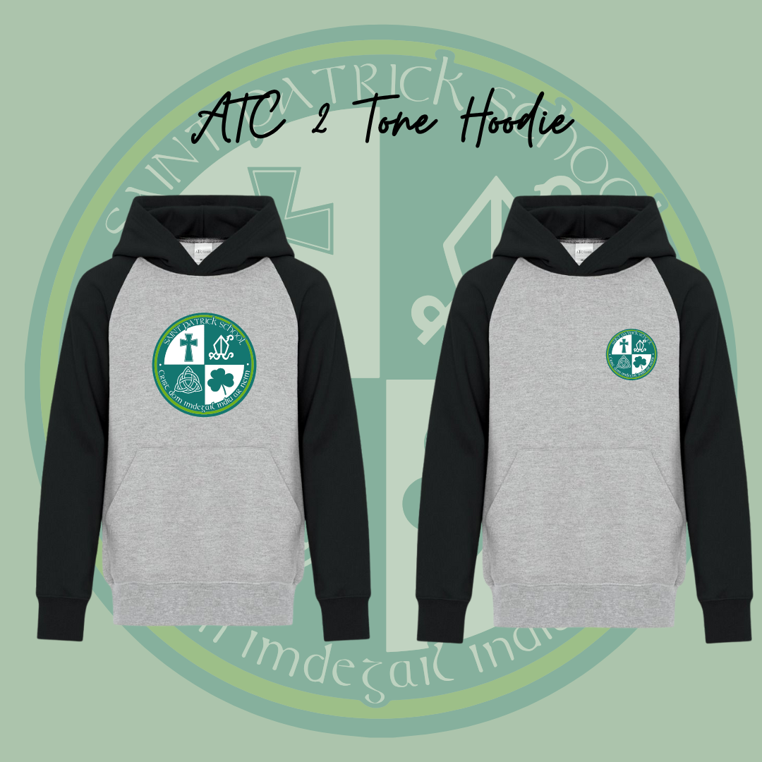 St.Patrick School Two Tone Youth Hoodie