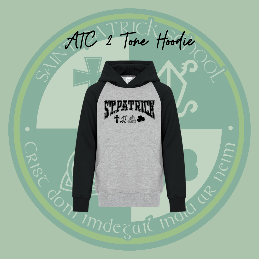St.Patrick School Two Tone Youth Hoodie
