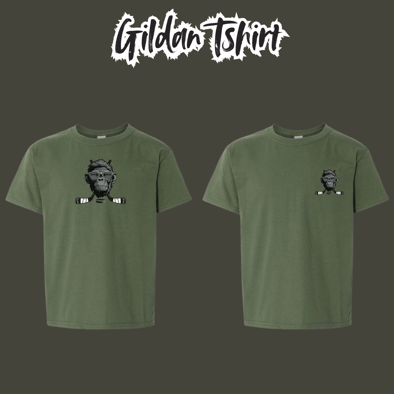 Bass Monkey Gildan Tshirt