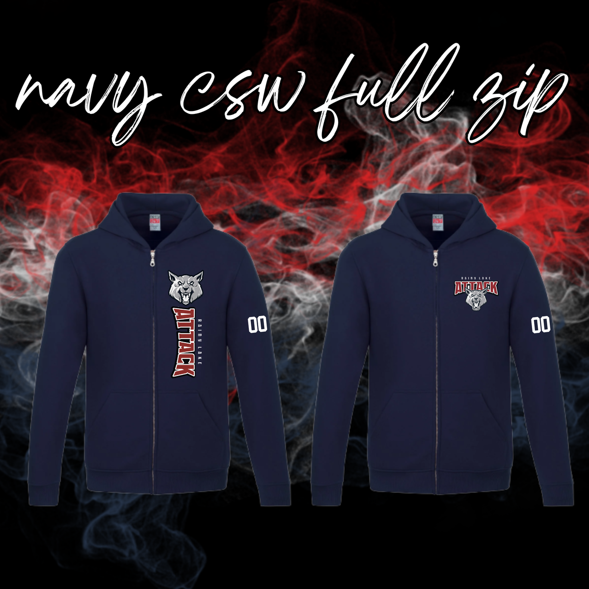 Rainy Lake Attack CSW Full Zip