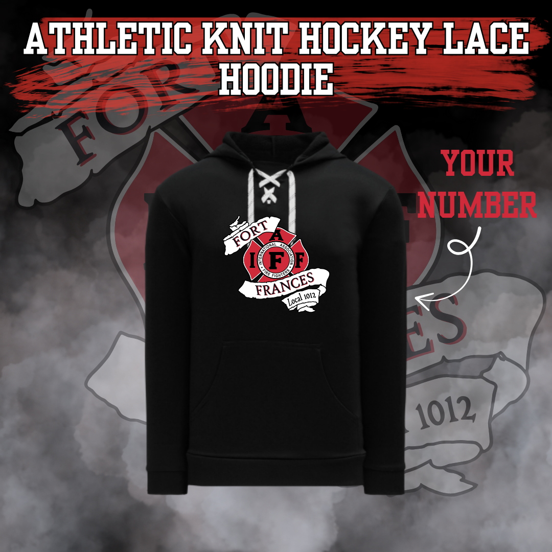 Fort Frances Firemen Hockey Lace Hoodie