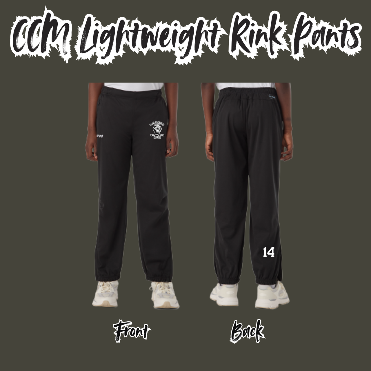 Bass Monkey CCM Lightweight Rink Track Pants