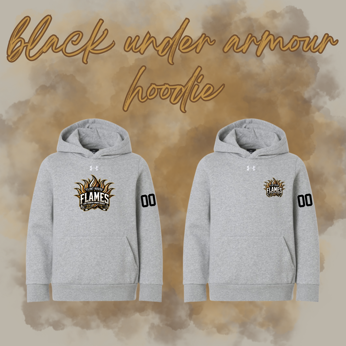 Flint House Flames Under Armour Hoodie
