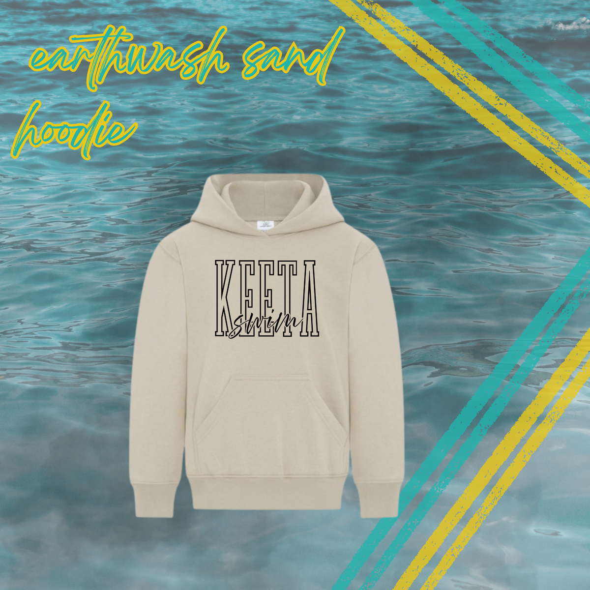 KEETA Swim Fun Earthwash Hoodies