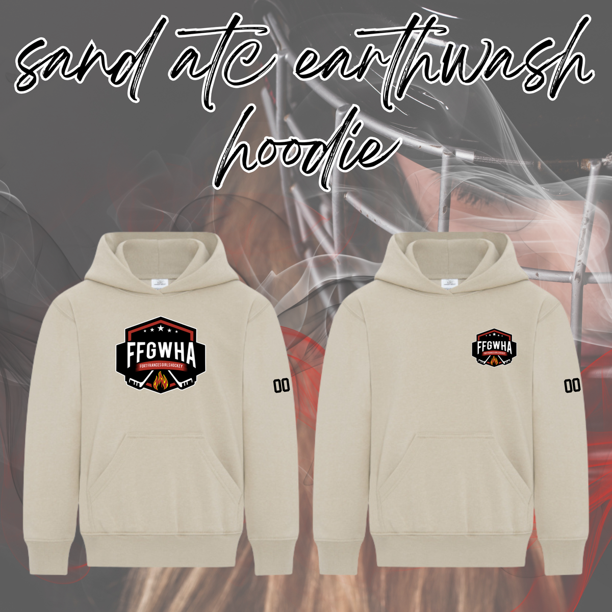 FFGWHA Embroidered Earthwash Hoodie