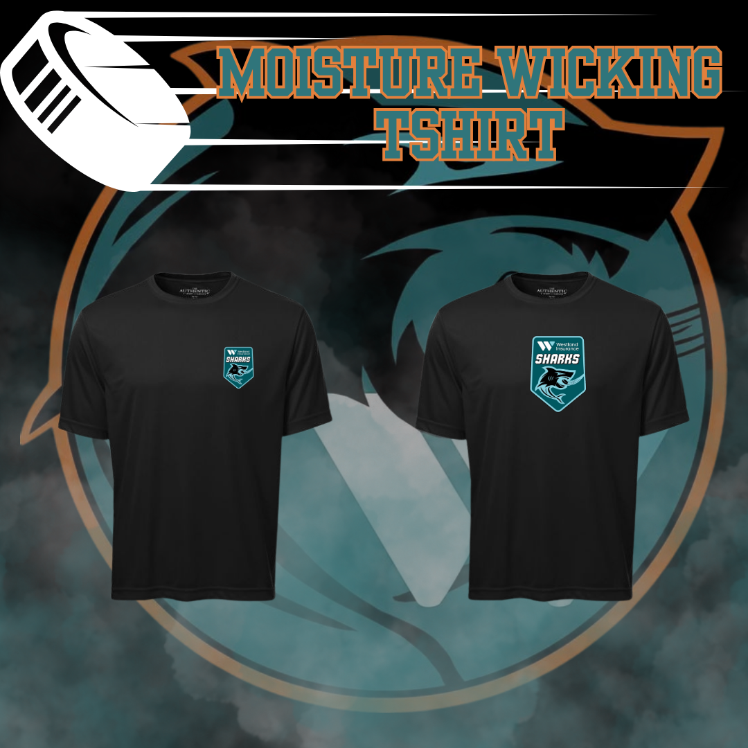 Westland Sharks Hockey Moisture Wicking Tshirt