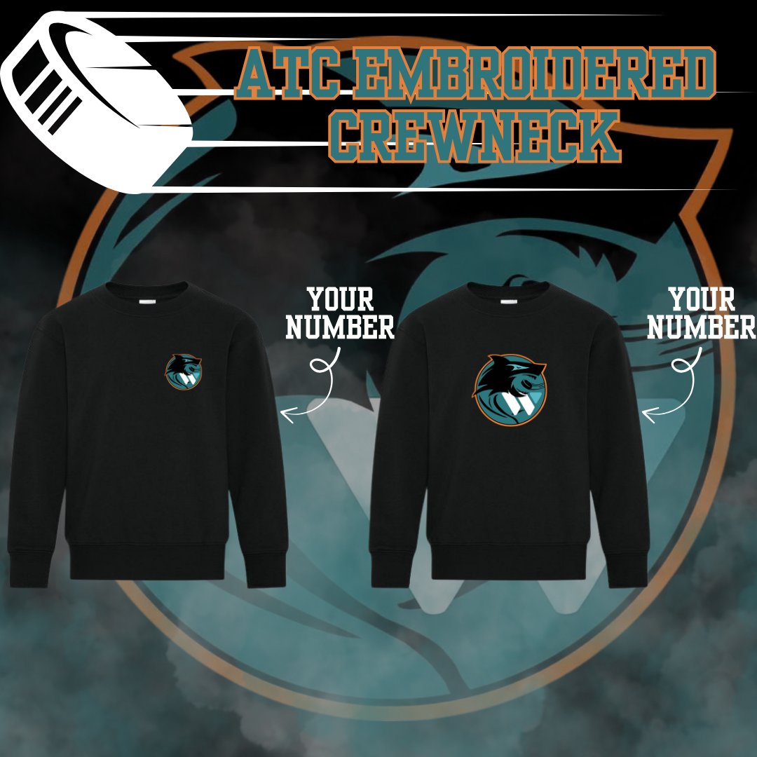 Westland Sharks Hockey ATC Embroidered Crewneck