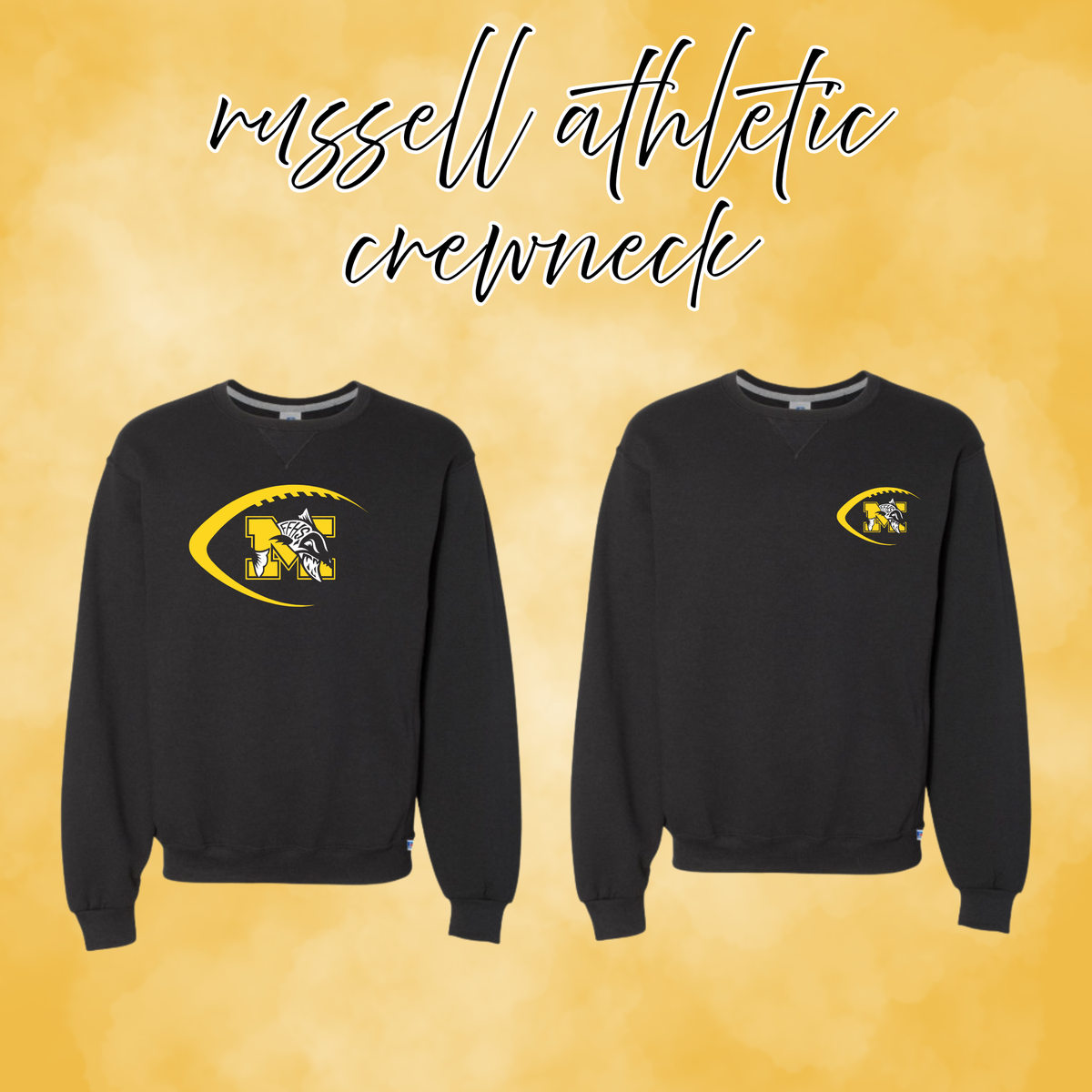 Muskies Football Russell Crewneck