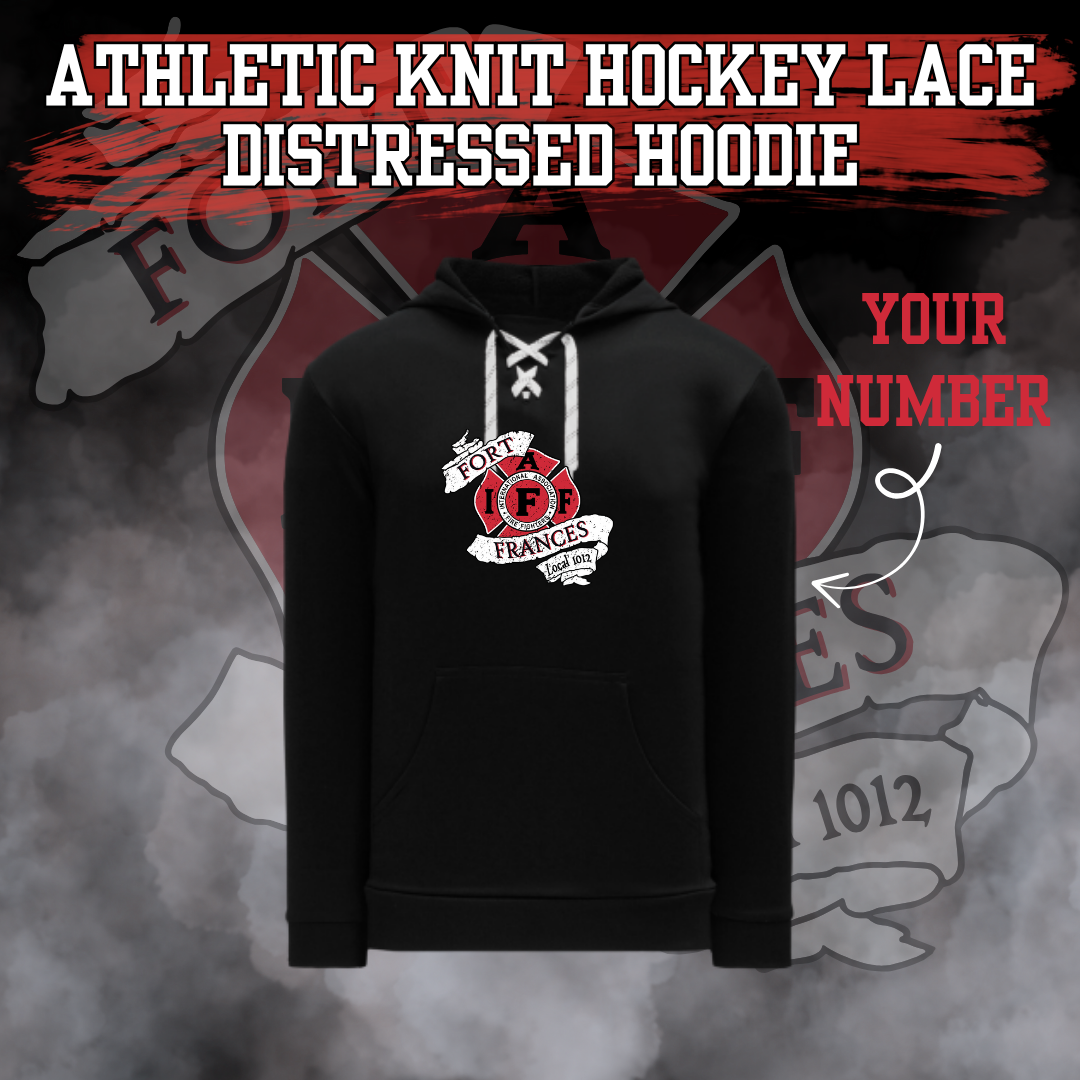 Fort Frances Firemen Hockey Lace Hoodie