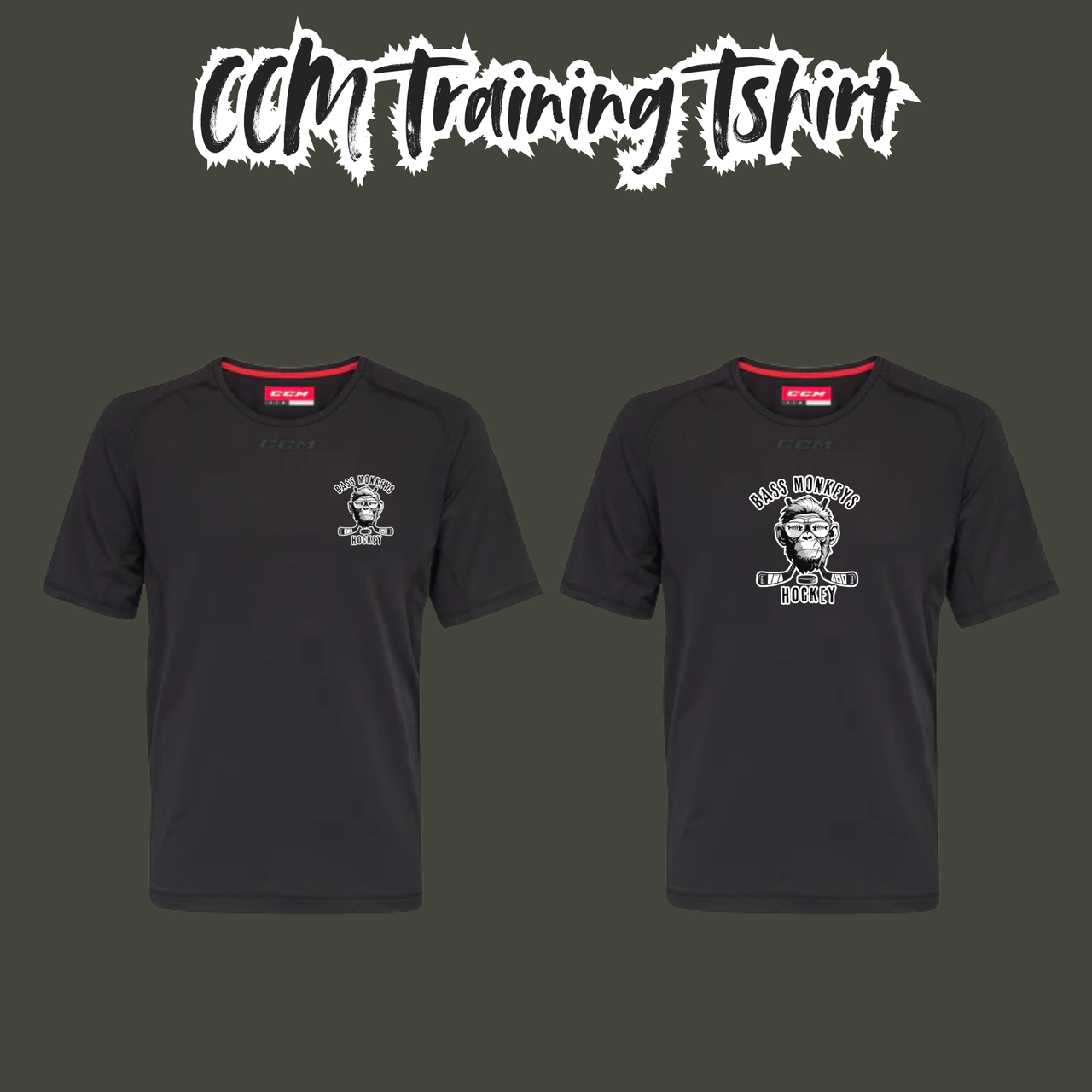 Bass Monkey CCM Short Sleeve Training Tshirt