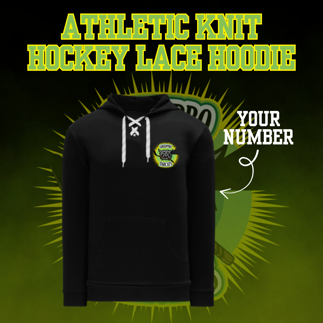 Green Pro TARCATS Hockey Lace Hoodie
