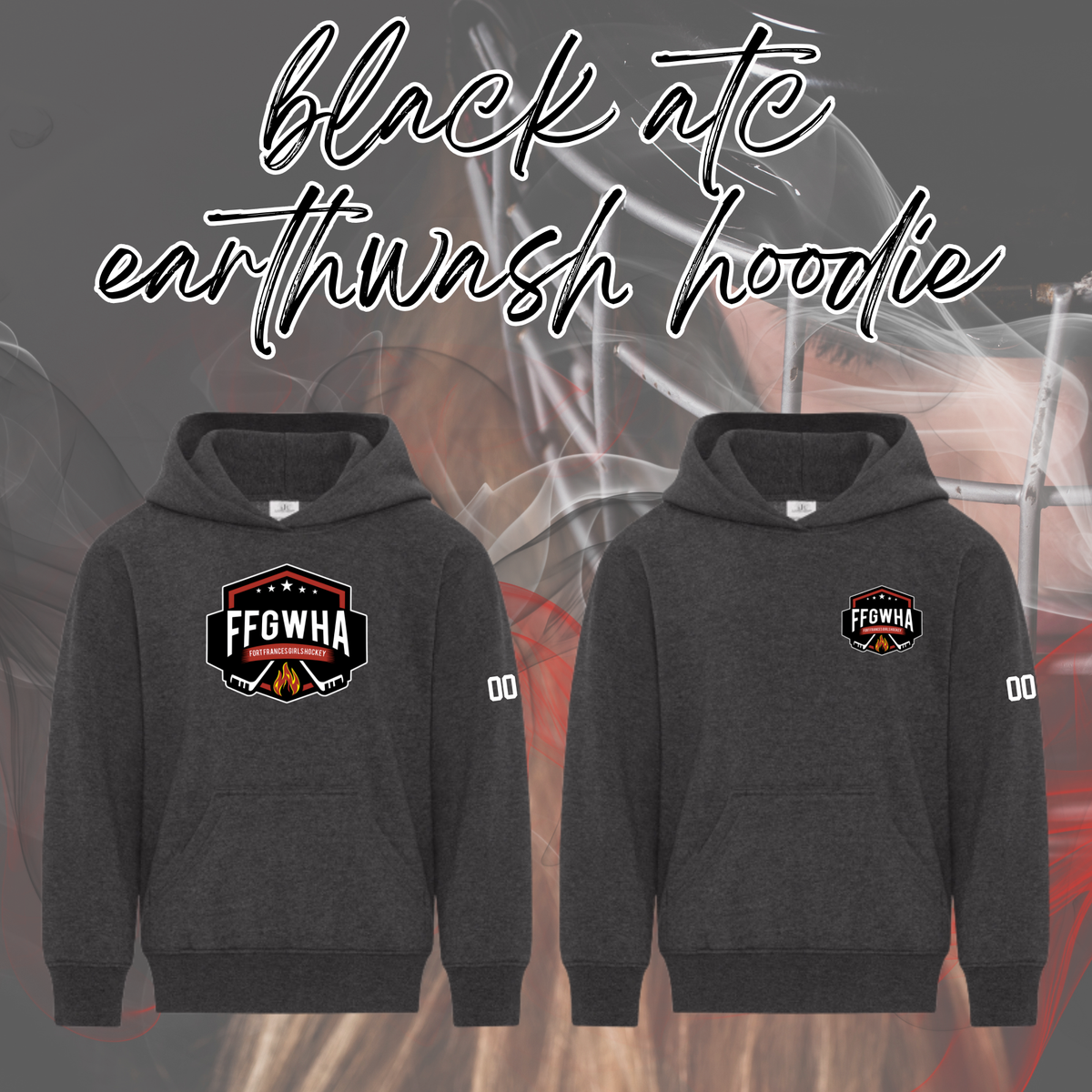 FFGWHA Embroidered Earthwash Hoodie