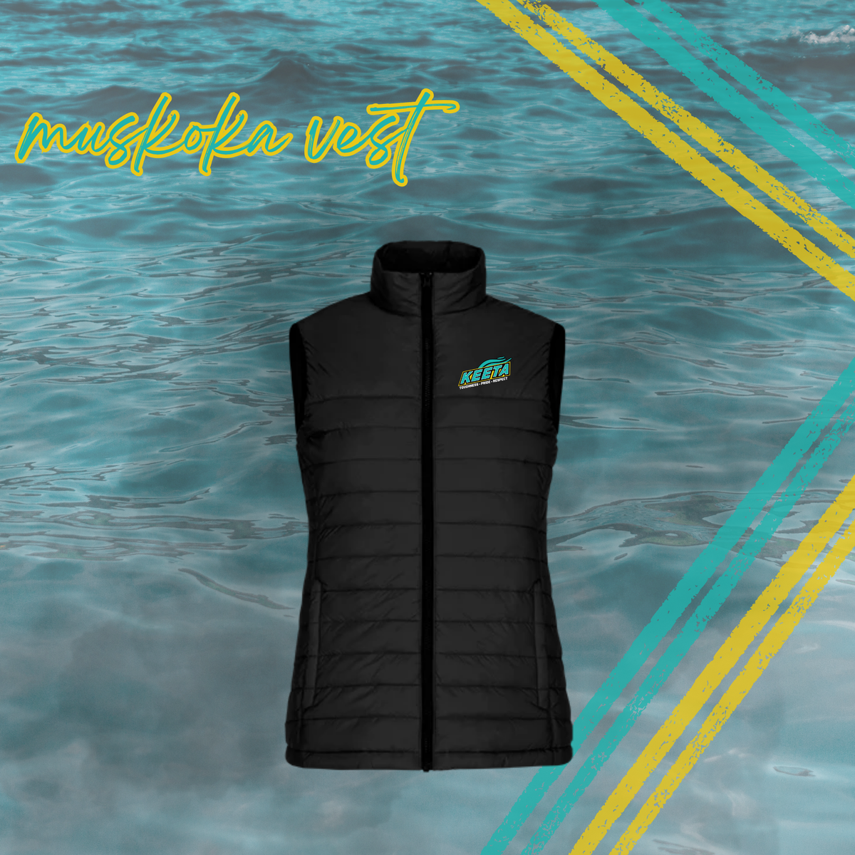 KEETA Swim Muskoka Embroidered Vest