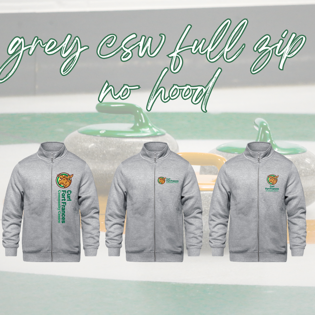 Curl Fort Frances Community Center CSW Full Zip - NO HOOD