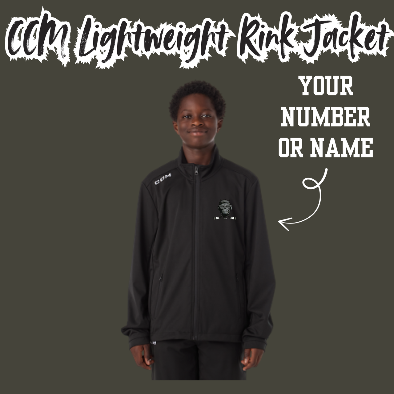 Bass Monkey CCM Lightweight Rink Jacket