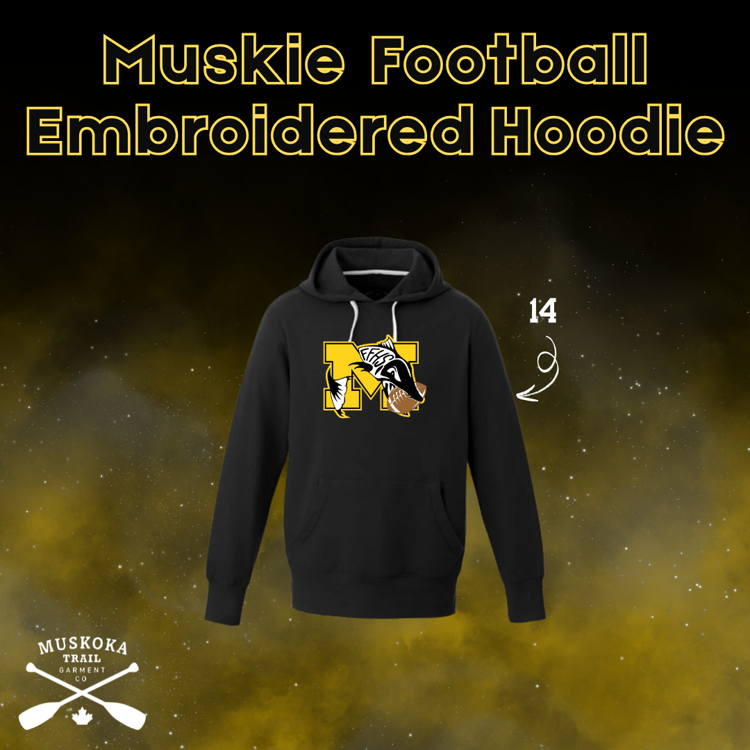 Muskie Football Muskoka Embroidered Hoodie