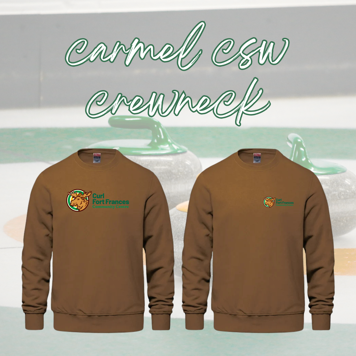 Curl Fort Frances Community Center CSW Embroidered Crewneck