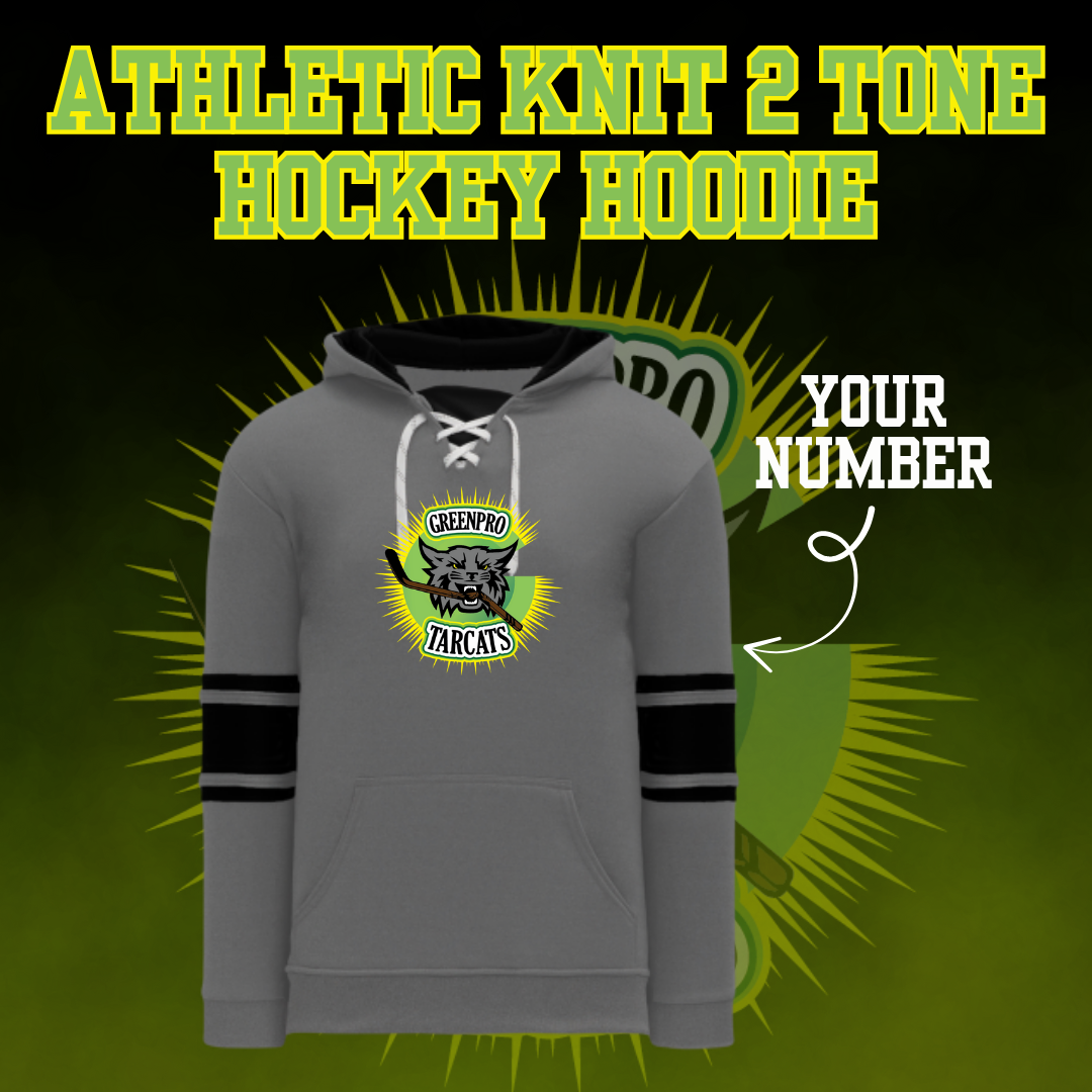 Green Pro TARCATS Hockey Lace 2 Tone Hoodie