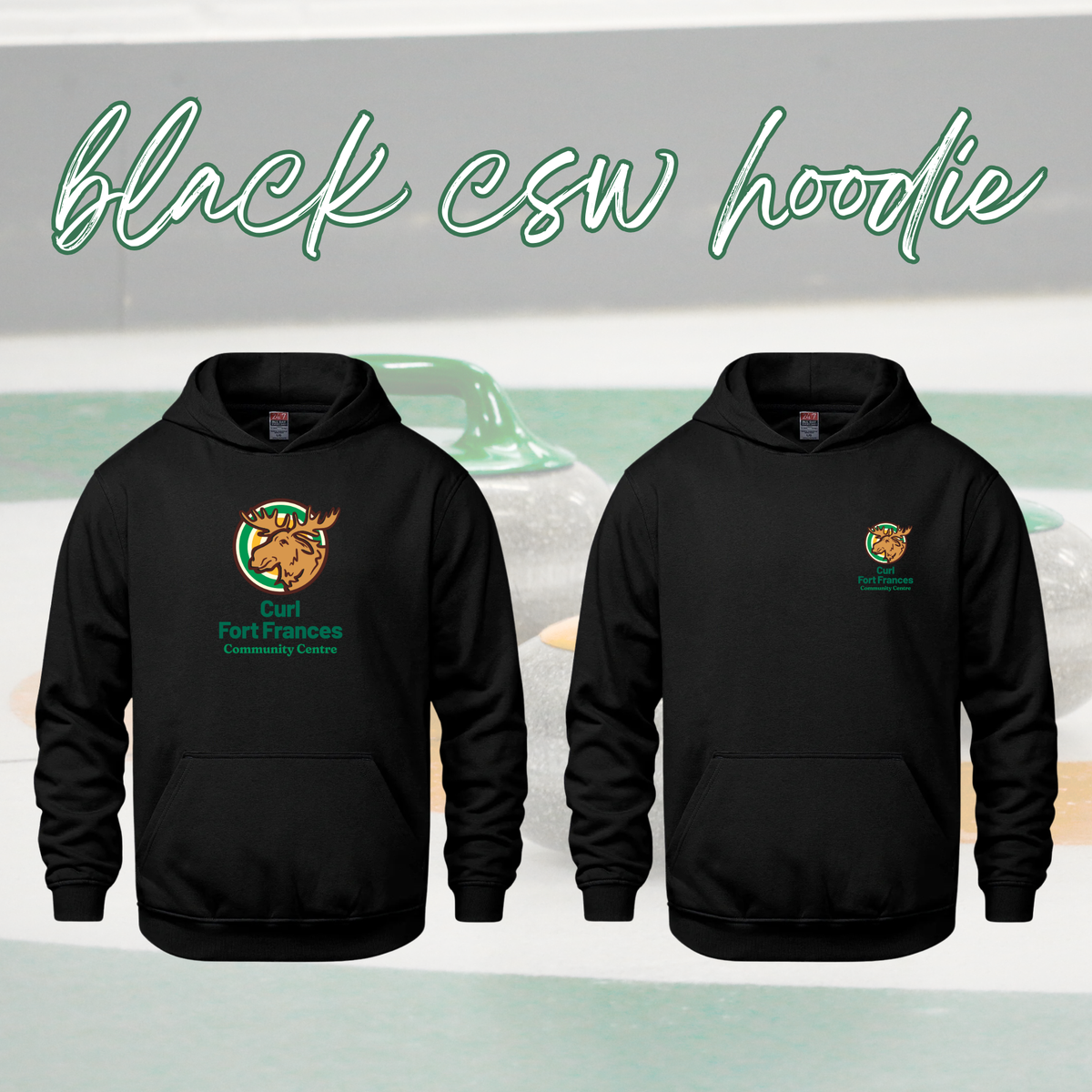 Curl Fort Frances Community Center Embroidered CSW Hoodie