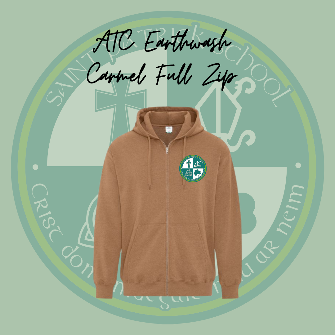 St.Patrick School ATC Earthwash Full Zip