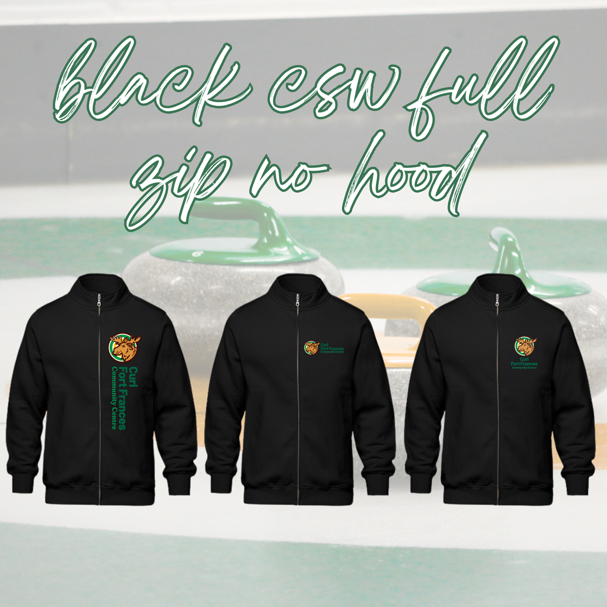 Curl Fort Frances Community Center CSW Full Zip - NO HOOD
