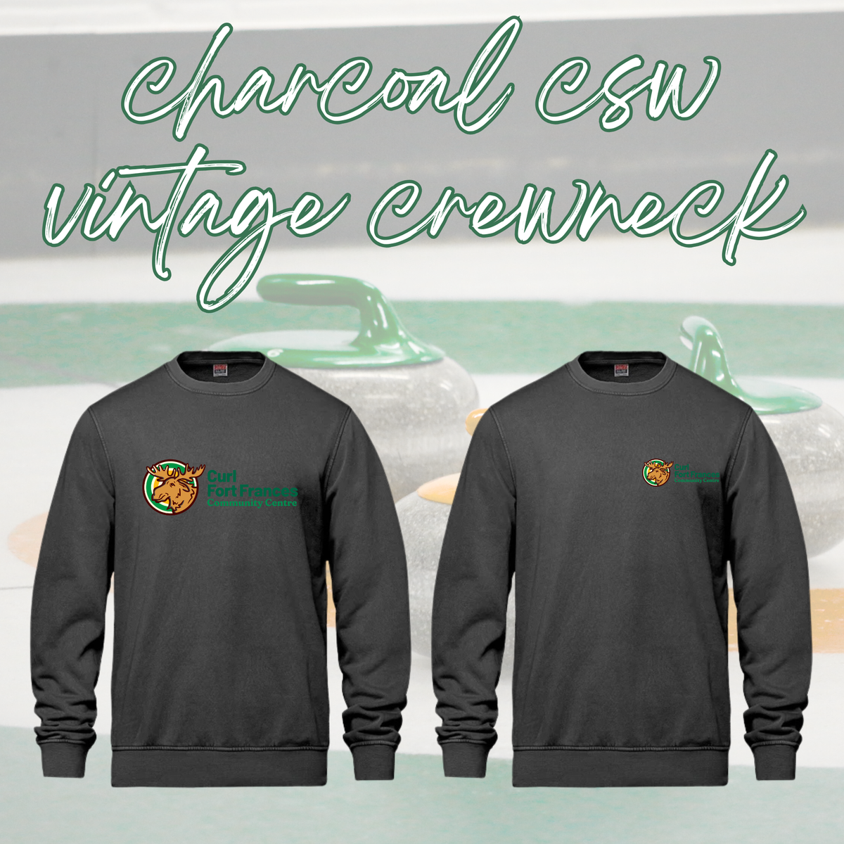 Curl Fort Frances Community Center CSW Vintage Crewneck