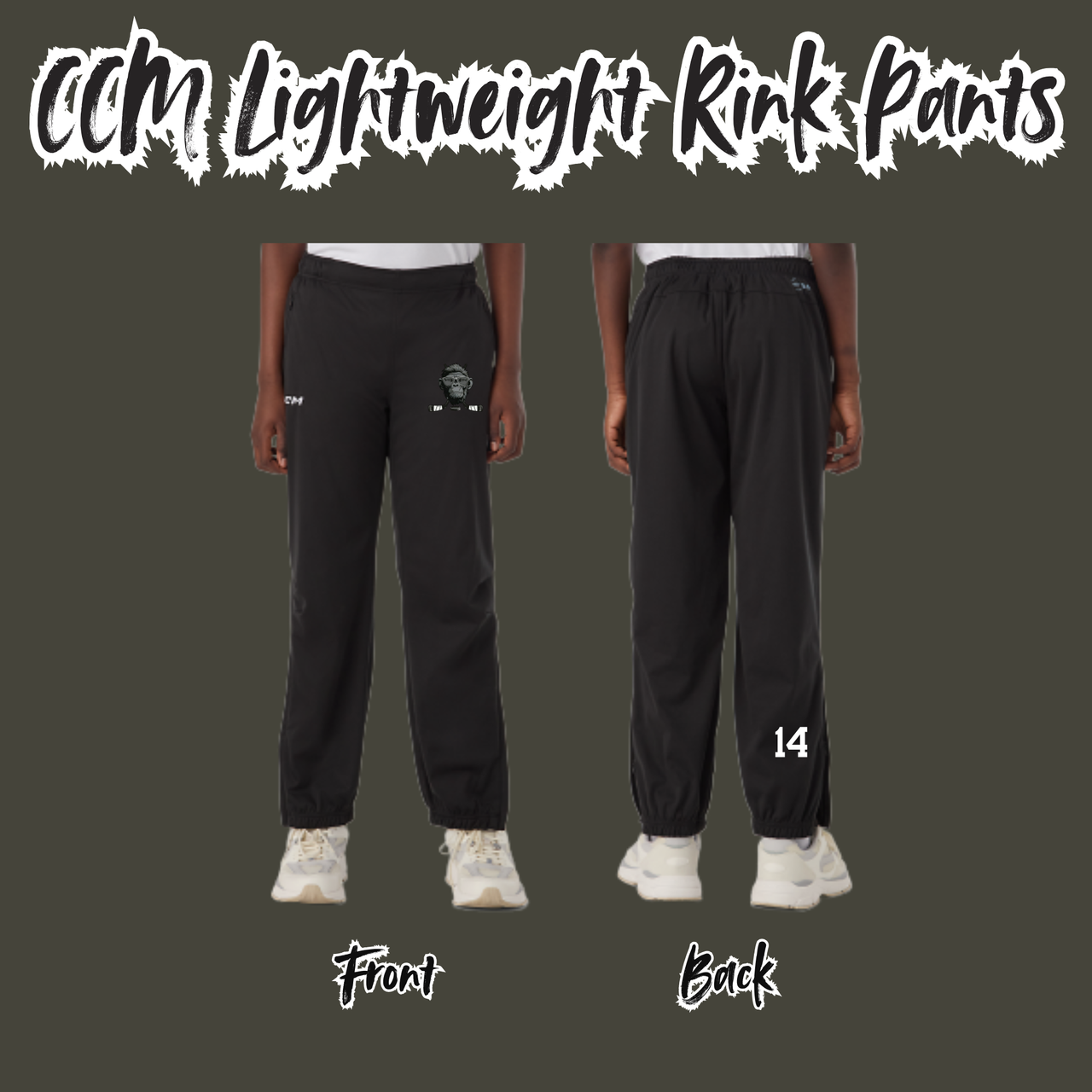 Bass Monkey CCM Lightweight Rink Track Pants