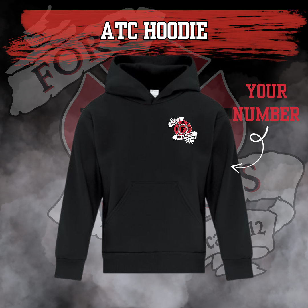 Fort Frances Firemen Hockey ATC Embroidered Hoodie