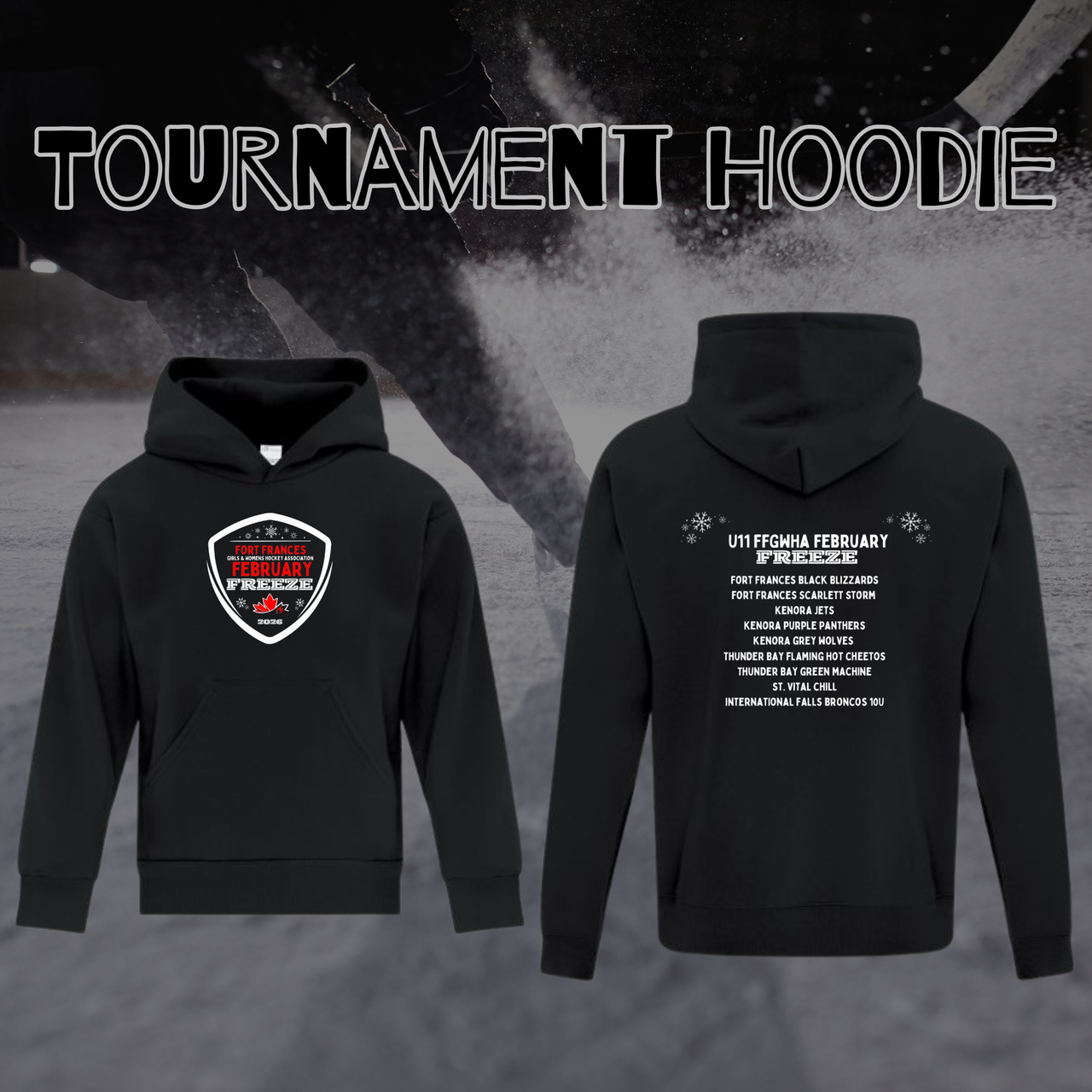 U11 FFGWHA February Freeze Hoodie