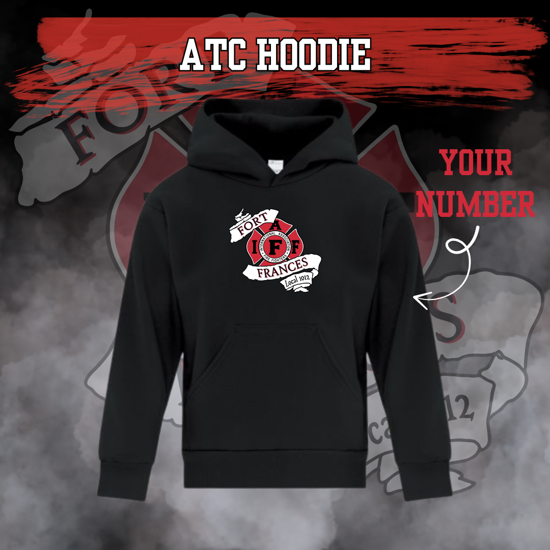 Fort Frances Firemen Hockey ATC Embroidered Hoodie