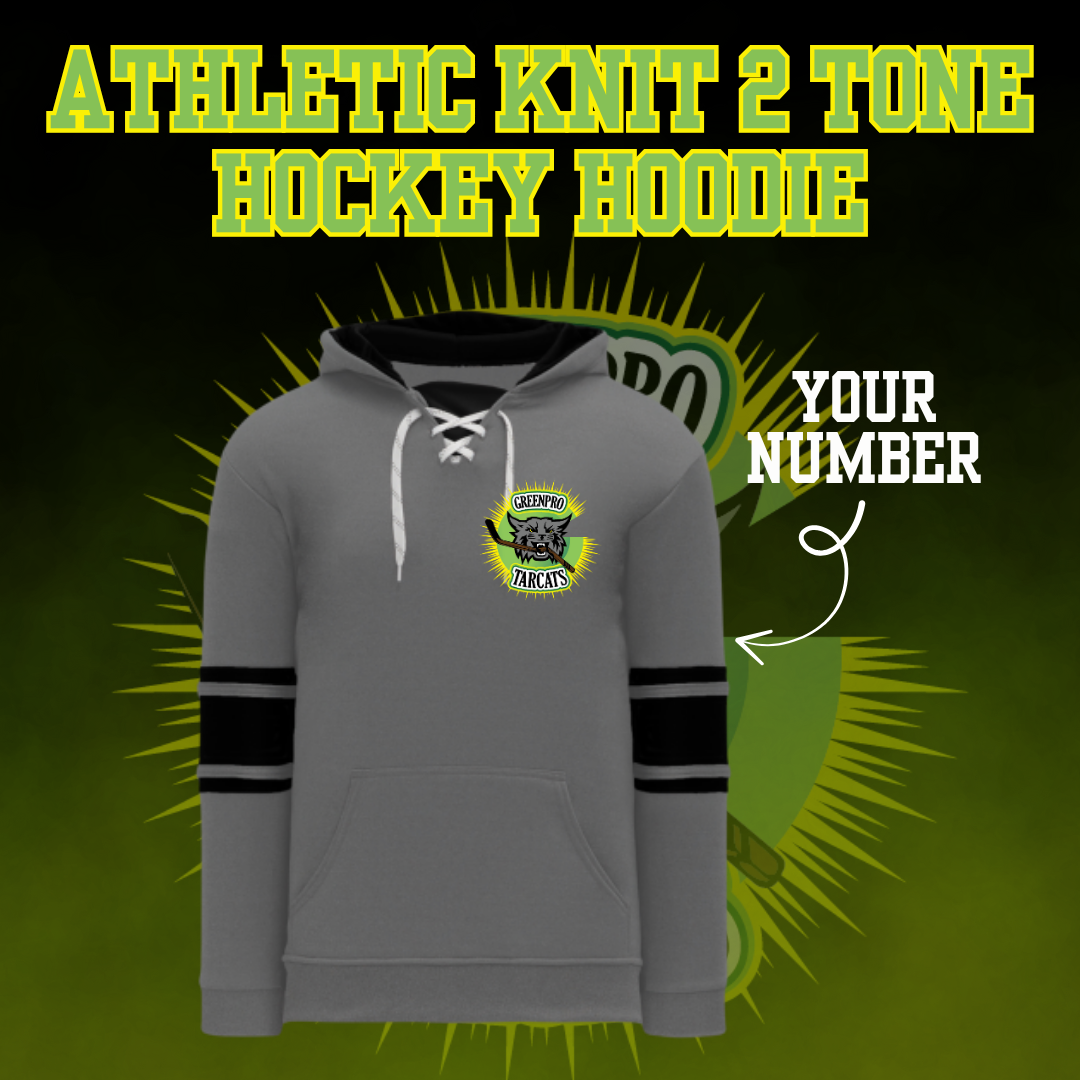 Green Pro TARCATS Hockey Lace 2 Tone Hoodie