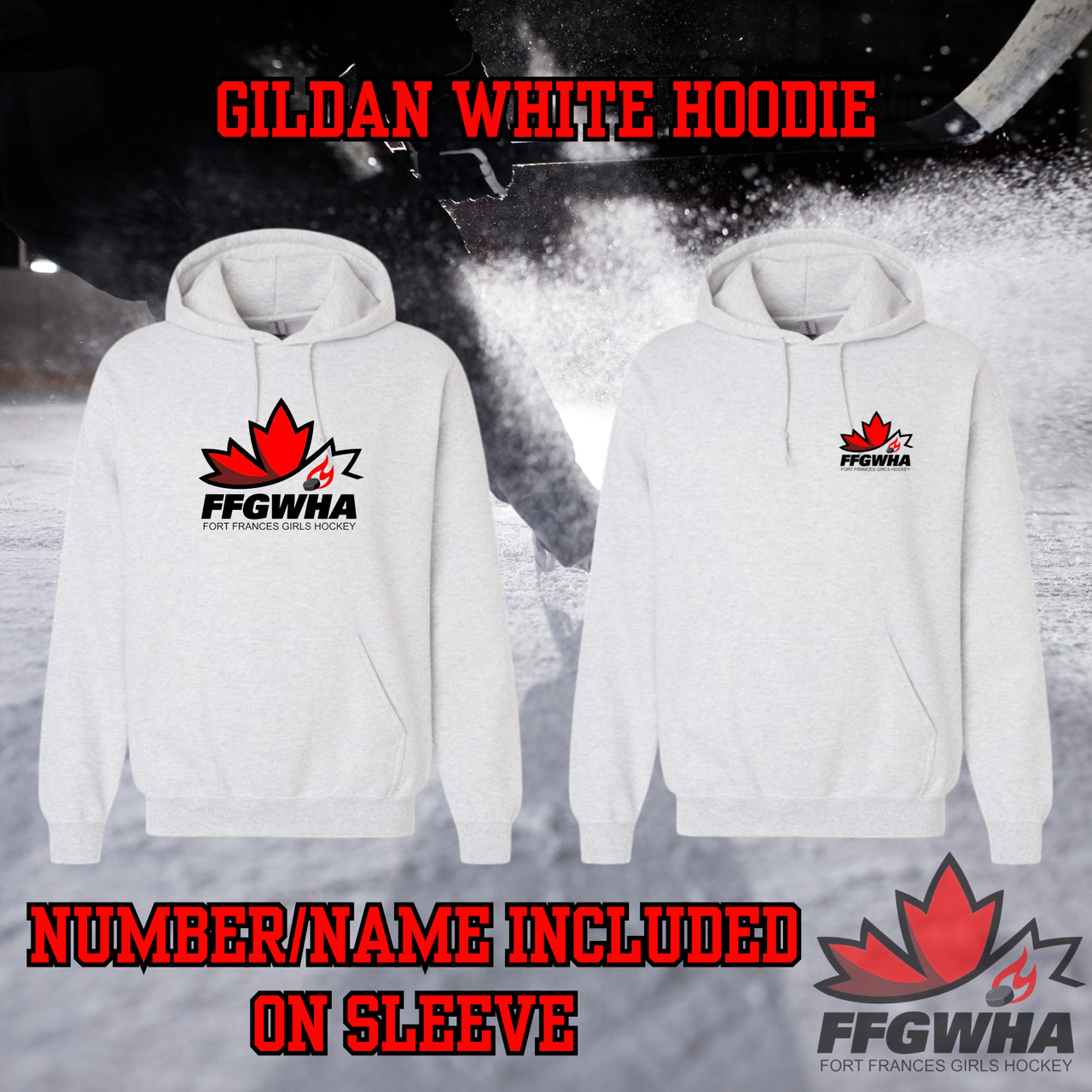 Youth Gildan Embroidered FFGWHA Hoodie