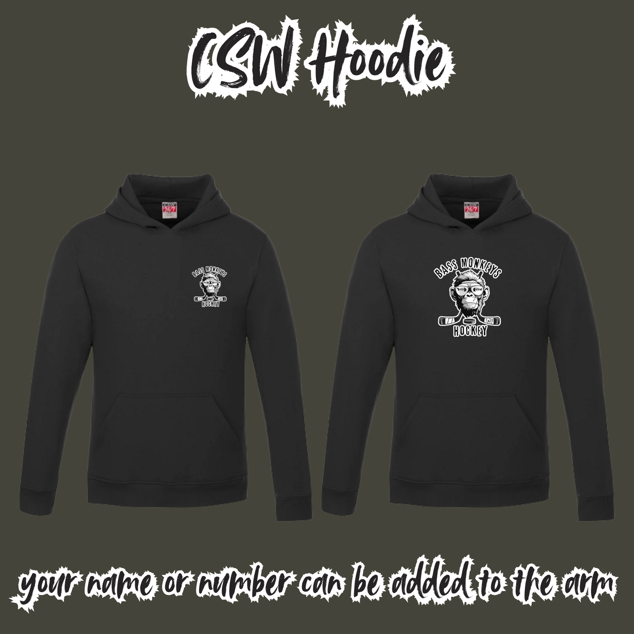 Bass Monkey CSW Hoodie