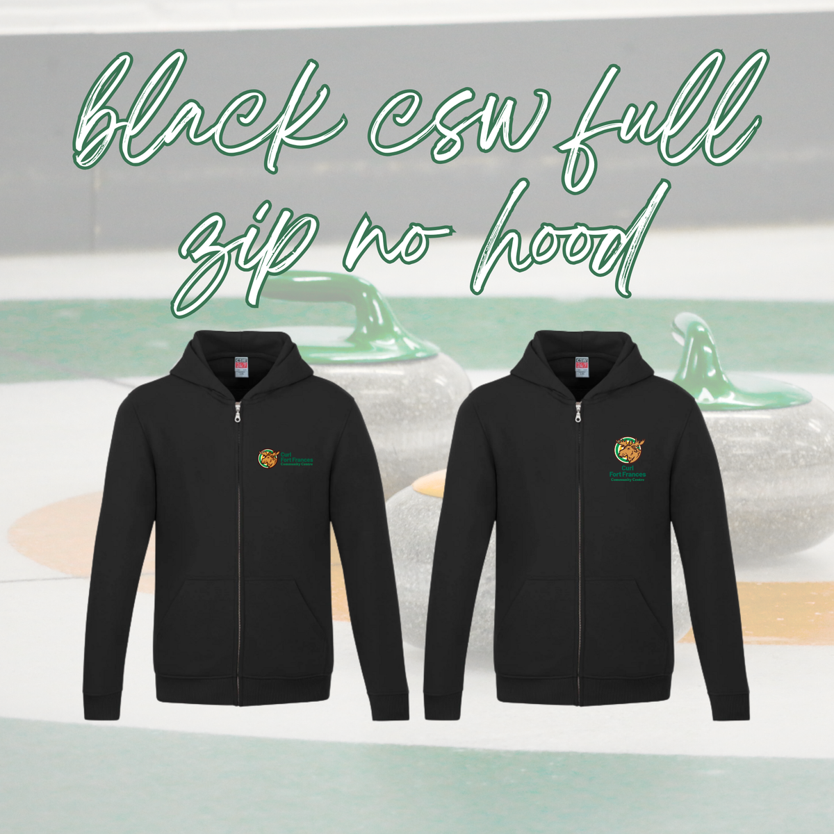 Curl Fort Frances Community Center CSW Embroidered Full Zip