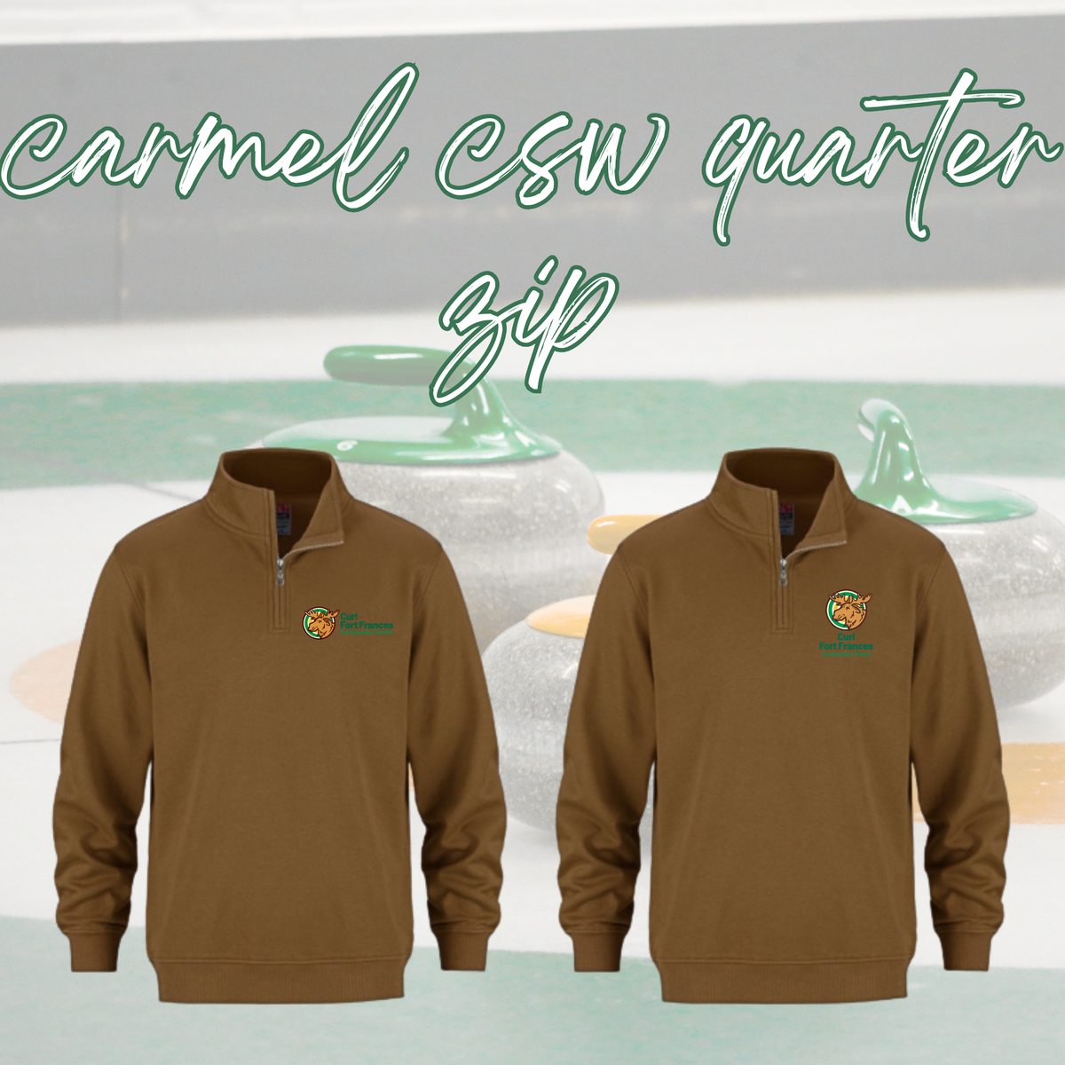 Curl Fort Frances Community Center CSW Embroidered Quarter Zip
