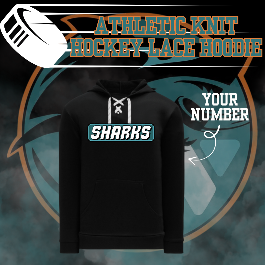 Westland Sharks Hockey Lace Hoodie