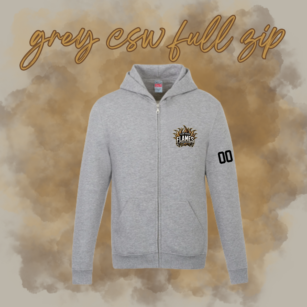 Flint House Flames CSW Full Zip