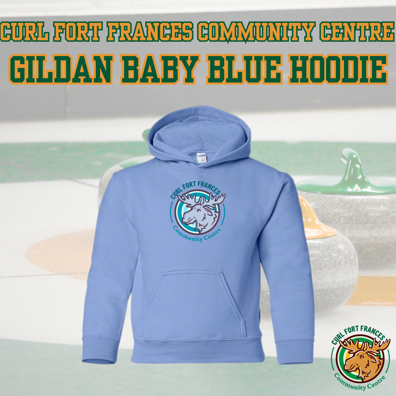 Curl Fort Frances Community Center Fun Hoodie