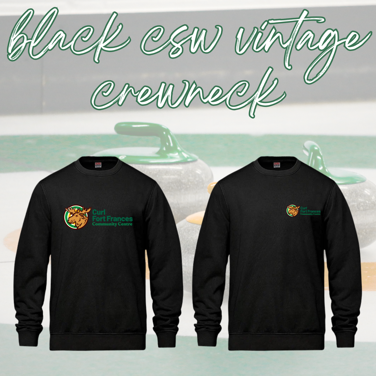 Curl Fort Frances Community Center CSW Vintage Crewneck